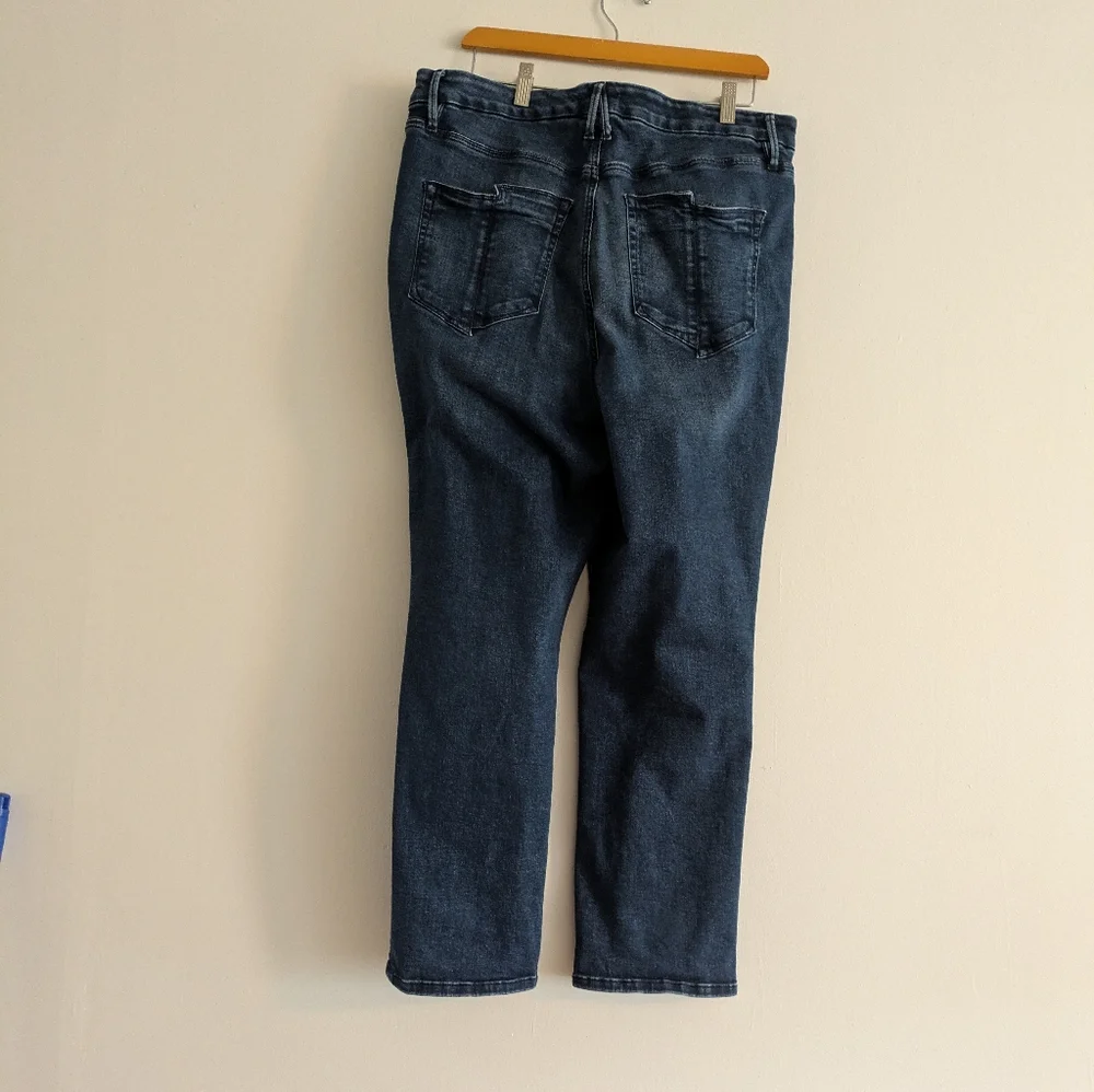 Good American Good Legs Cigarette Blue Jeans Size 18 - Picture 6 of 12